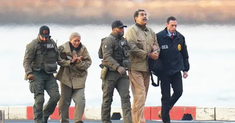 নিকোলাস মাদুরো ও তার স্ত্রী